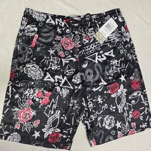 Fresh Prints of Bel Air print Shorts sz med BNWT